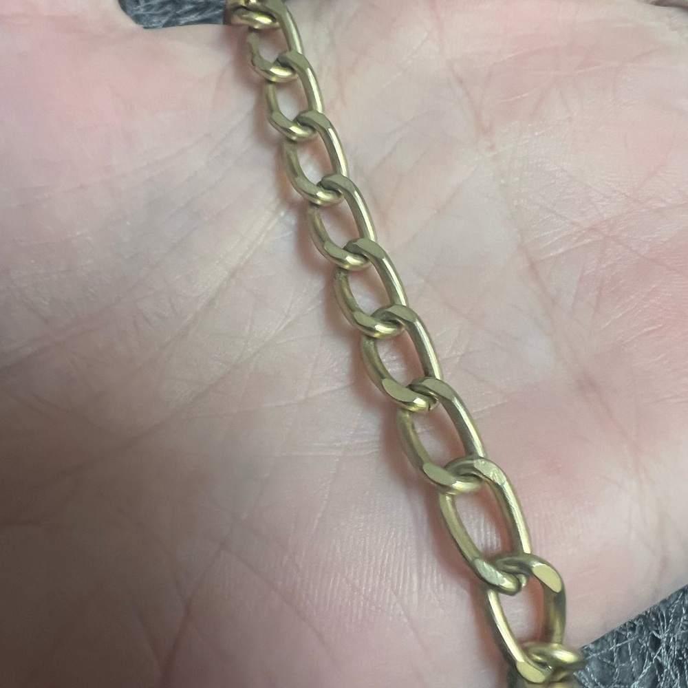 Y2K Coral and Gold Necklace - Picture 6 of 15